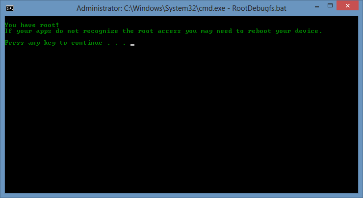 4-RootDebug-progress