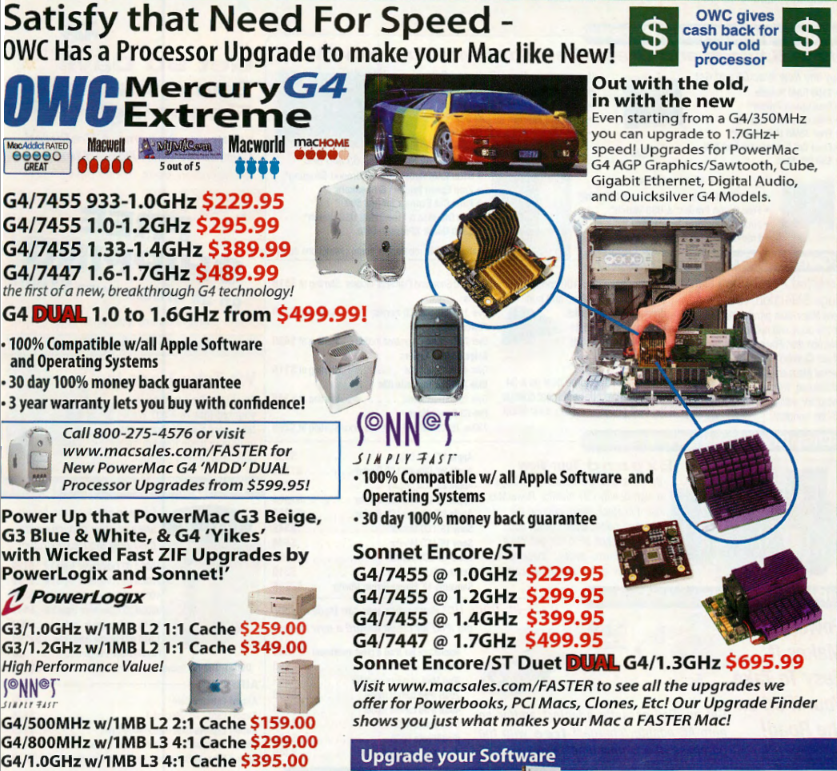 Processor-upgrades
